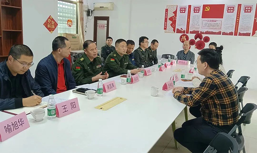 佛山軍分區(qū)政委、禪城區(qū)委常委領導一行蒞臨金凱地調研指導工作